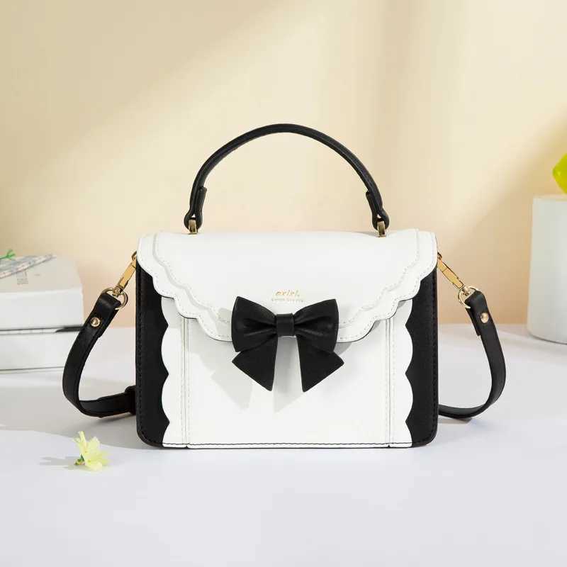 Square Bow Bolsos Mujer Lovely Lolita Bag Crossbody Sac Femme Shoder Bolsas Fresh Sweet Hand Bags for Wan Y251121