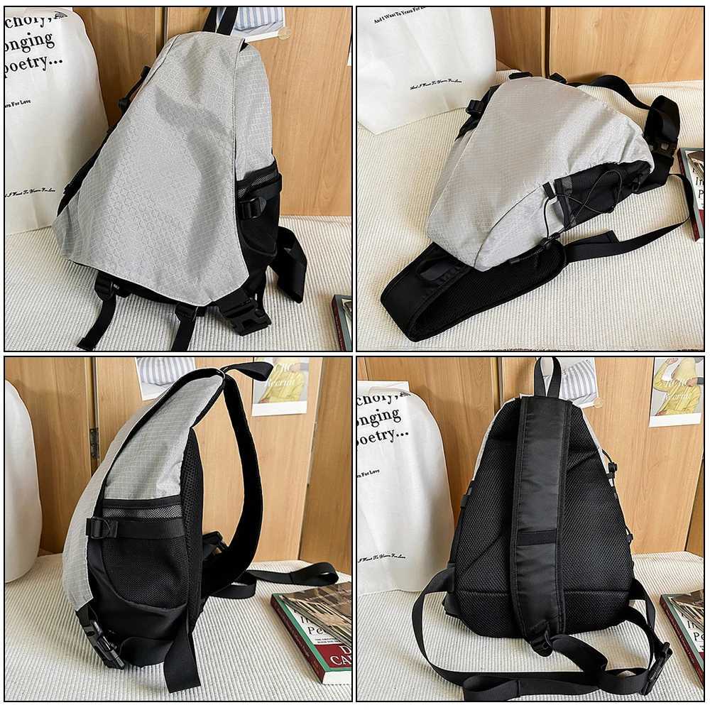 Fashion Water-Resistant Crossbody Sling Bag for MenWenLightweight Ch Backpack with Mtiple Cpartments for HikingCyclingGym Y251121