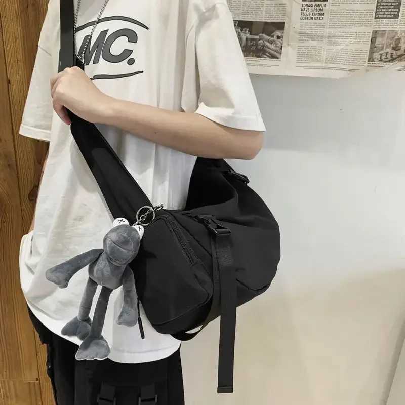 Fashion Casual backpack ins Japanese functial tooling bag mens large-capacity shoder bag sports backpack tide boys bags Y251121