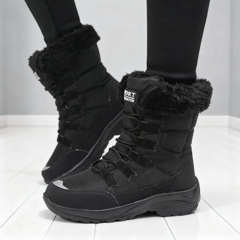 Womens Boots Winter Keep Warm MidCalf Waterproof Snow High Quality Comfortable Nonslip Casual for 251121