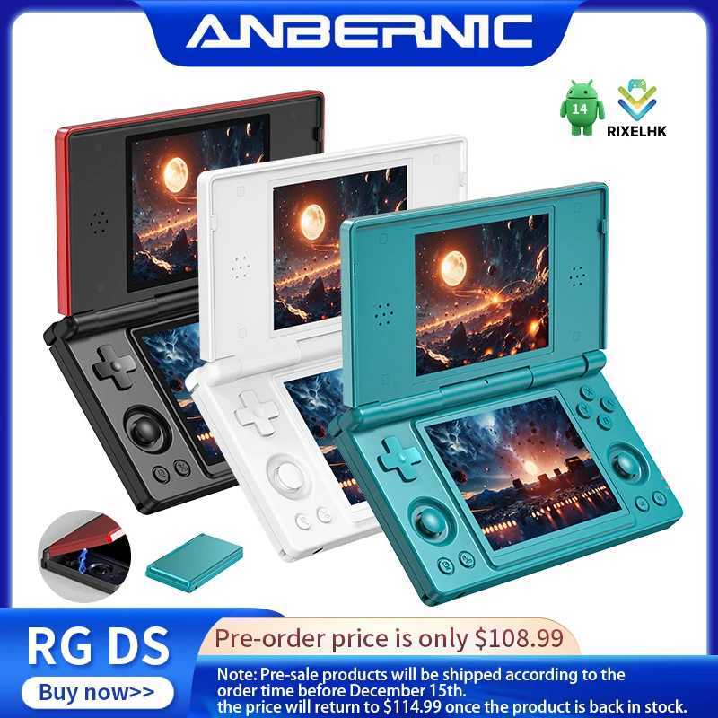 Pre-s Anbernic RG DS Handheld Game Console 4 IPS Dual Sn Android Flip Video Games Player ports RixelHK Wifi Streaming C251121