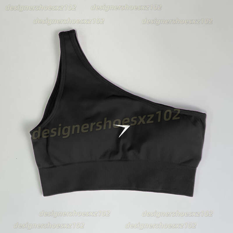 Gymsharkwomen Yoga Designer Gyms Shark Shoulder Beauty One Back Yoga Sports Bra Barely There Feel Underwear Strap Running Fitness Seamless Yoga Tank Top Size S-L