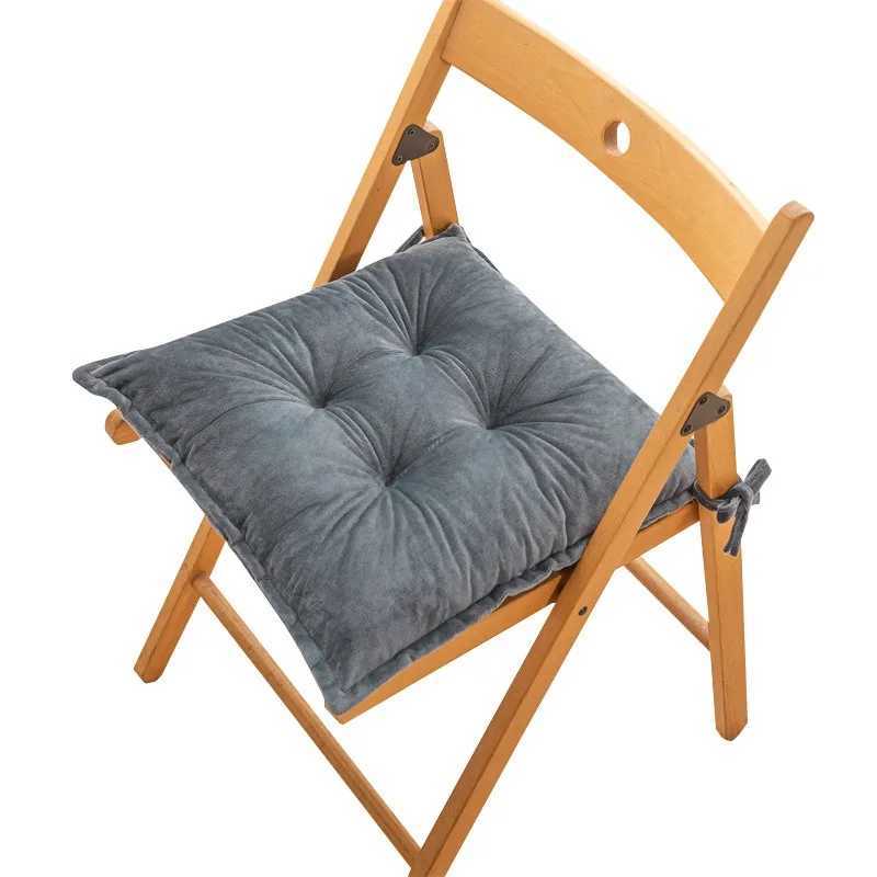 Solid Color Thickened Seat Cushion Plush Chair Seat Cushion Square Chair Cushion Student Seat Cushion C251121