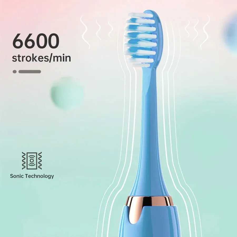 Tongwode Electric Sonic Toothbrush USB Rechargeable Waterproof Electronic Ultrasonic Whitening Tooth Brushes Replacement Heads C251121
