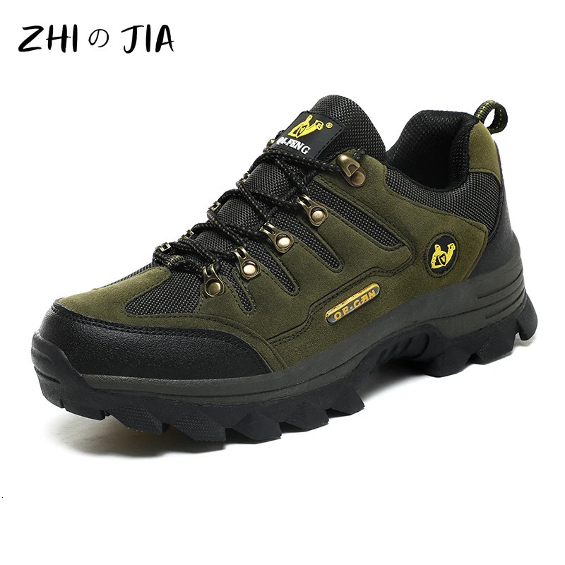 Outdoor Mens Sneaker Autumn Winter Couples Casual Shoes Mountaineering Leather Walking Large Footwear 251121