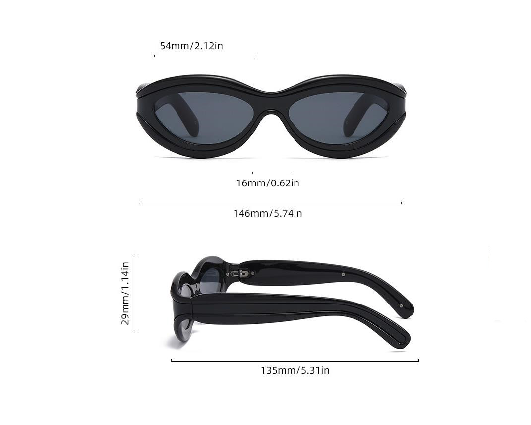 Designer Sunglasses For Men Women Y2K Frame Sunglasses Fashion Classic Sunglasses Luxury Polarized Goggle Pilot PC Frame UV400 Eyewear S6881