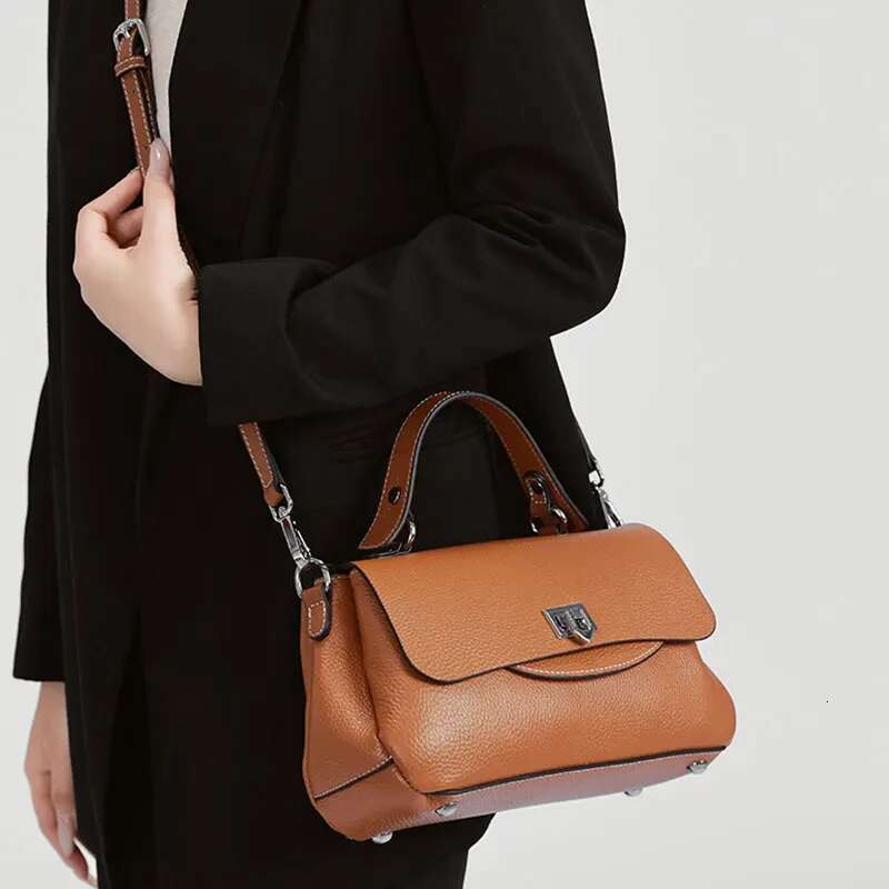 Genuine Leather Women's Designer Crossbody Bags High Quality Cowhide Women Shoulder Bag Female Handbags M8863