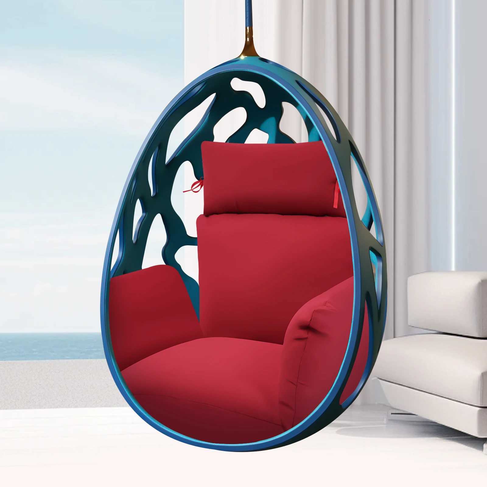 Swing Egg Chair Cushion Hanging Chair CushionsFoldable Cushion with Chairs Pad for Patio/Swing/Hammock Home Accessorie C251121