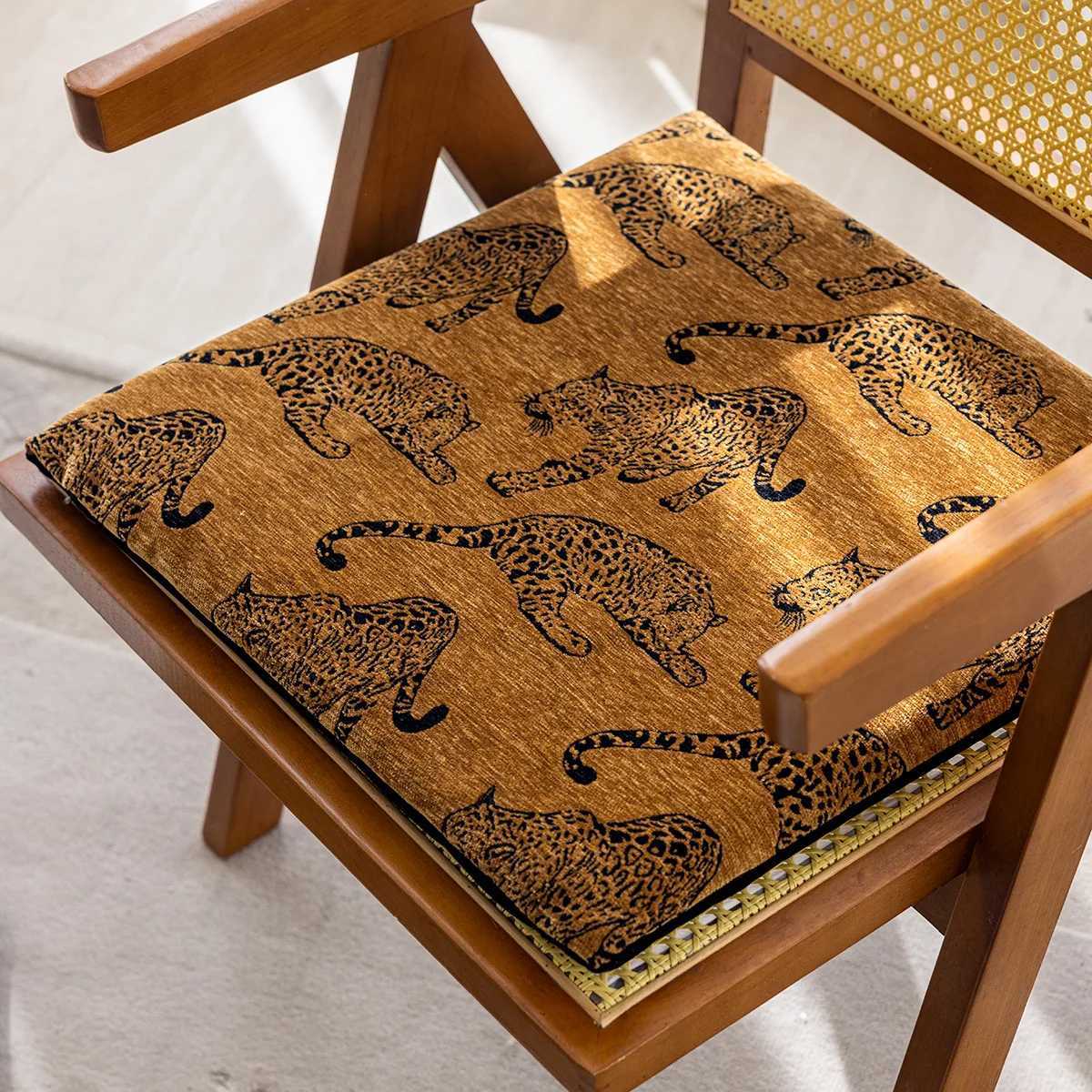 Maillard medieval square chair cushion removable and washable tatami mat bay window seat cushion square pad memory cotton seat c C251121