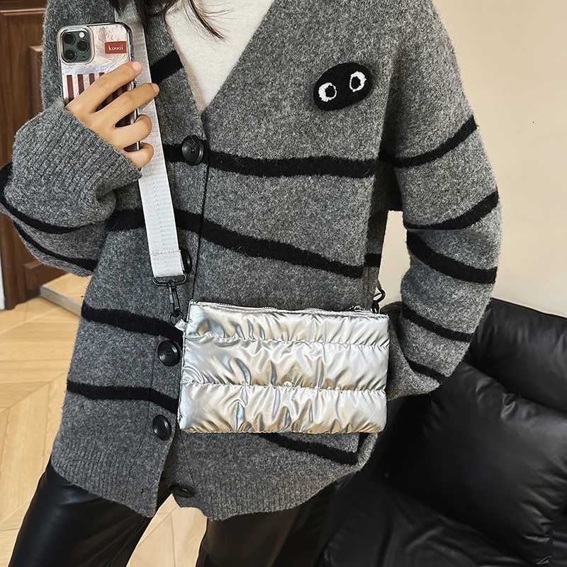 MOODS Quilted Cott Fabric 2-IN-1 Shoder Bag Set For Wen 2025 Winter Lat Handbags Lightweight Big Capacity Shopper Totes Y251121