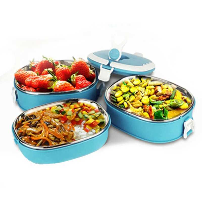 ZUZZEE Portable Food Warmer School Students Lunch Box Case Thermal Insulated Container Food Grade Stainless Steel InteriorM251121