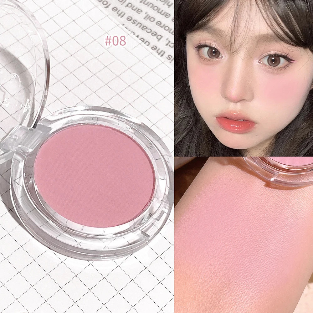 Monochrome Blush Palette Rose Orange Soft Mist Girl Blusher Powder Natural Face Makeup Matte Peach Rouge Contour Shadow Palette 251113