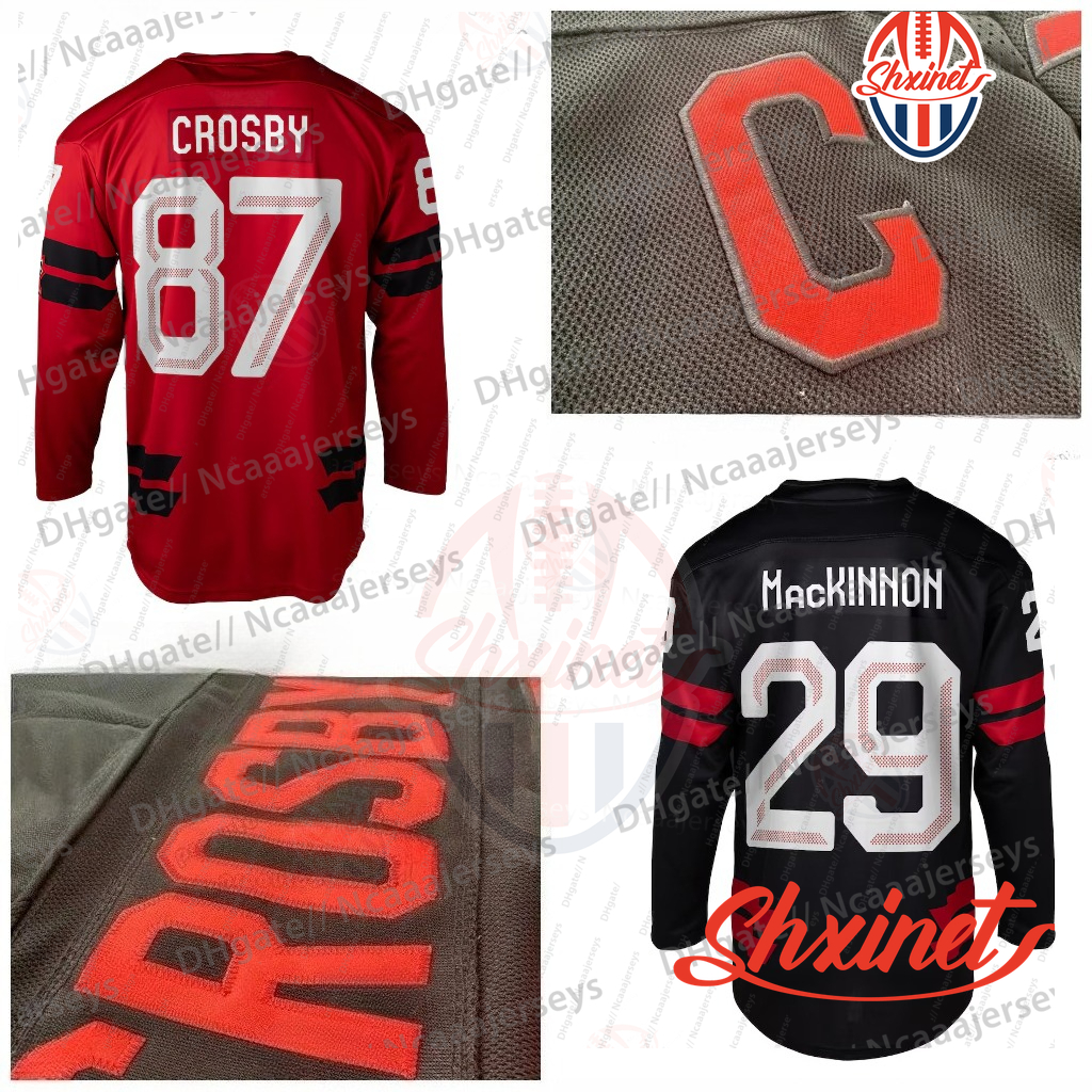 Canada 2026 Hockey Jersey Sidney Crosby McDavid Brayden Point Sam Reinhart Nathan MacKinnon Cale Makar Sweater Custom Double-Reinforced Stitching Casual Wear