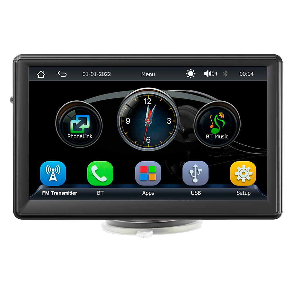 Carplay Screen 7 Inch Touch Ips Display Smart Car Radio Fm Transmitter Phone Wireless Connection Car Dvd Player with Bracket