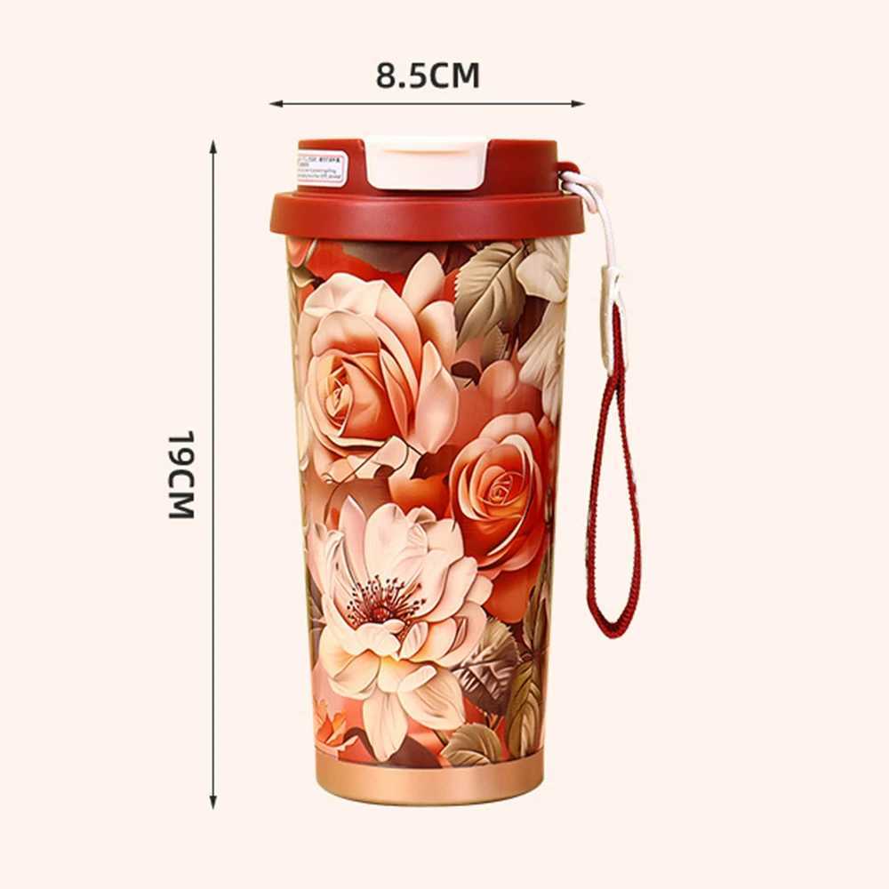 New 530ml Coffee Double-layer with Handle Thermal Mug Stainless Steel Reausable Insulated Cup Travel L251121G7YF W260226