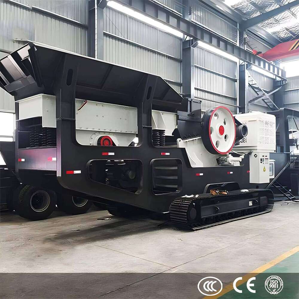 Small Tire Type 250X400 Quarry Rock Stone Jaw Crusher for Sale
