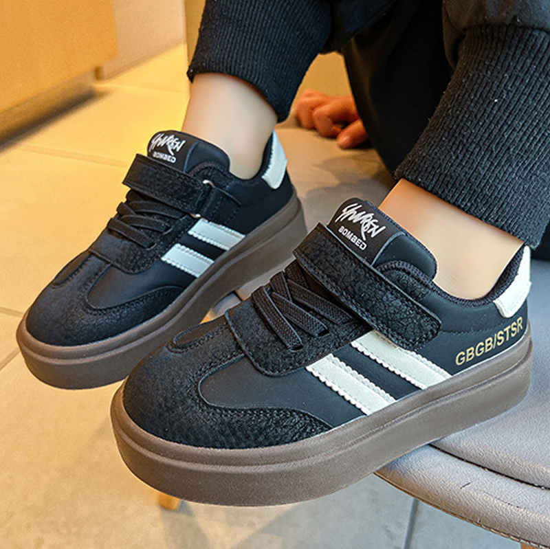 Kids Shoes Casual Running Boys Sneakers Children Youth Big Kid Shoe Walkfashion Toddlers Preshcool Runner Gum Outdoor Trainers Black White Girls Sizes