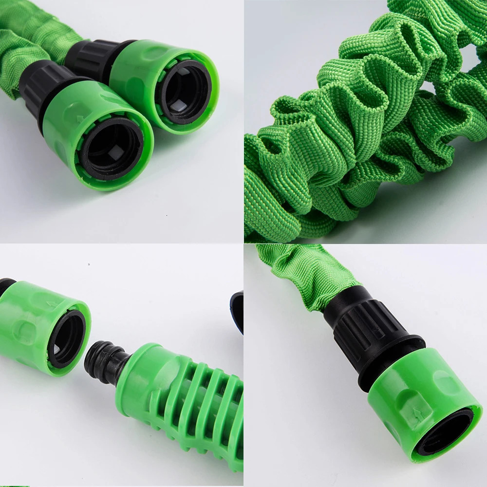 Garden hose water expandable magic 7 patterns gun foam pot flexible reel car wash spray 250420CJ