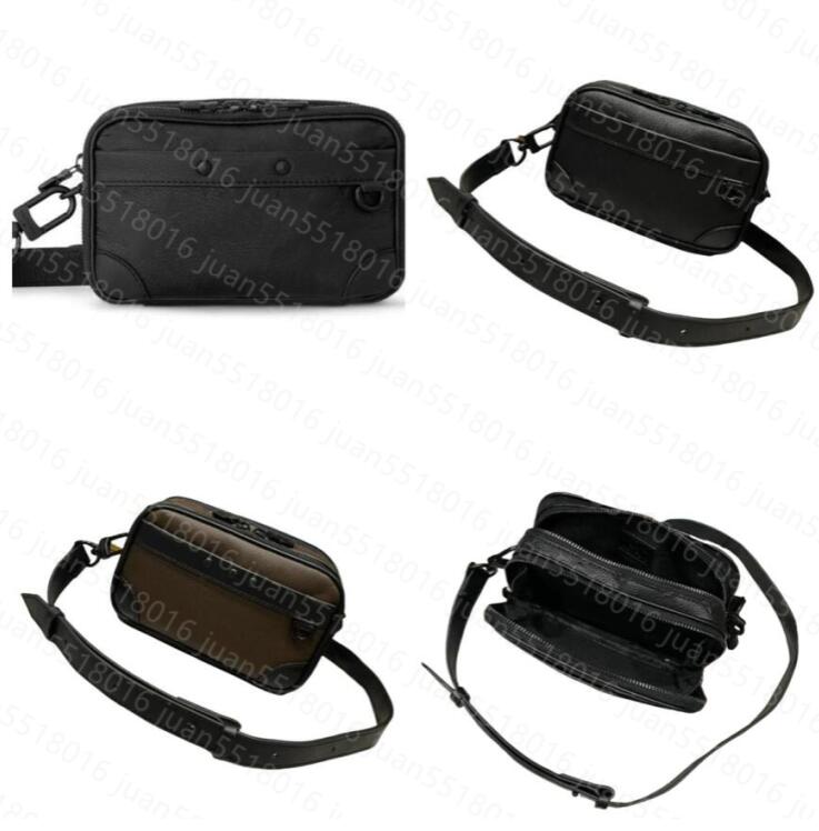 82542Luxury designers crossbody bag pochette Men and Women handbag messenger bags oxidizing leather elegant shoulder bags Purse Crossbody bags M82801