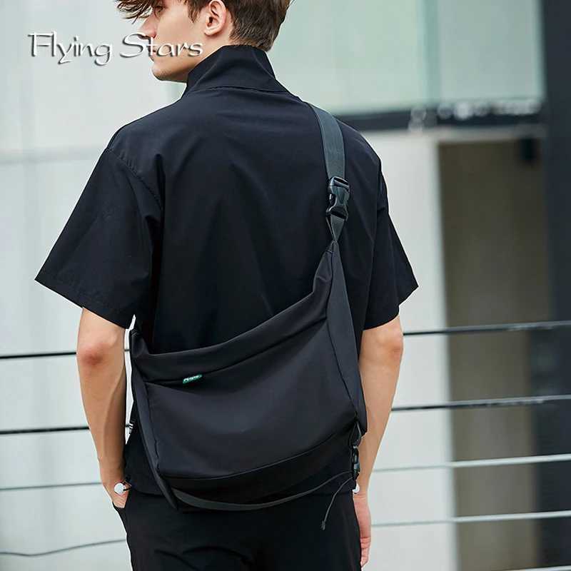 Fashion Waterproof Mens Travel Shoder Bag Lightweight Oxford Cloth Fiable Men Diagal Cross Bag Large Capacity Student Book Bag Y251121