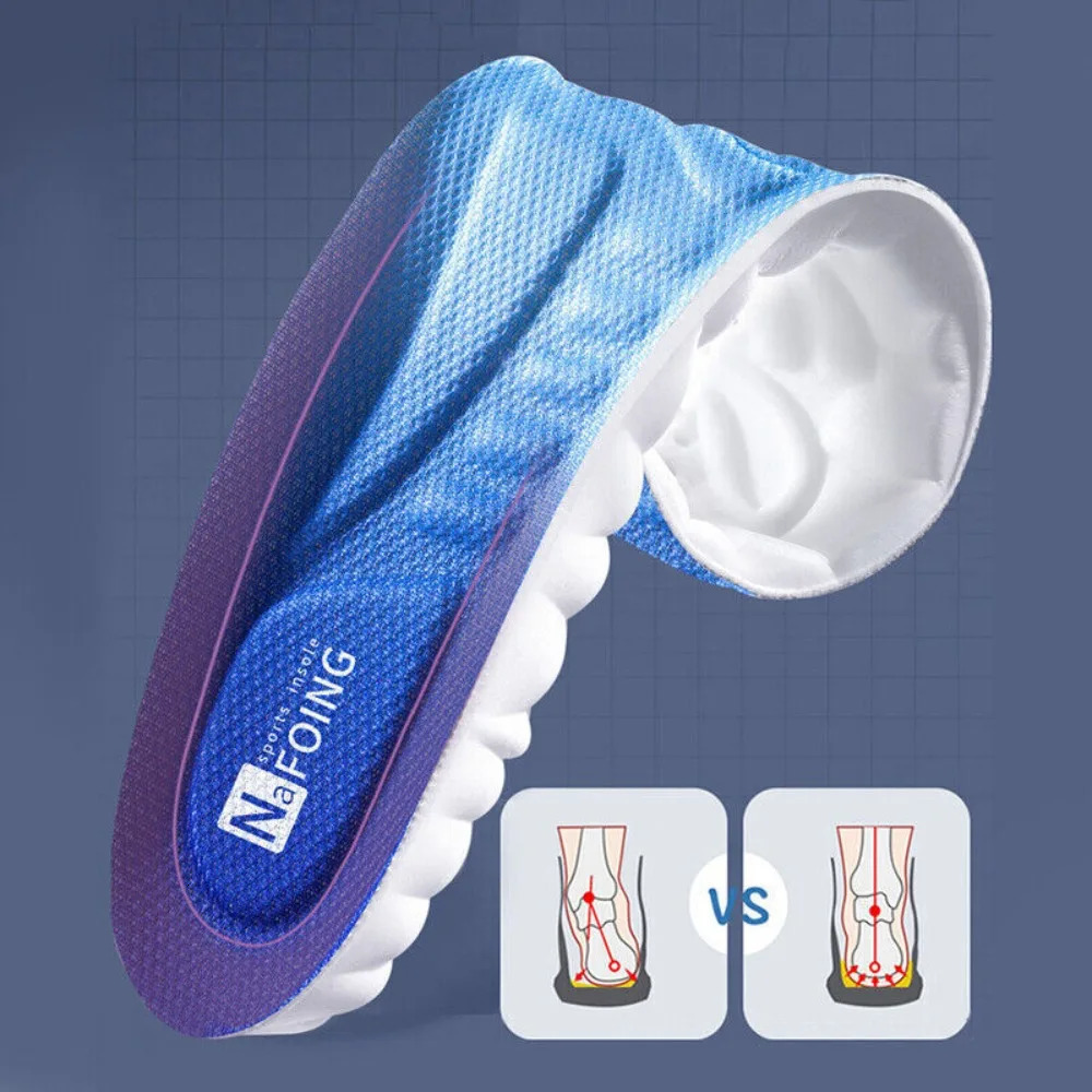 4D Cloud Technology Insoles Hiking Trainer Inner Soles Inserts Breathable Work 251121