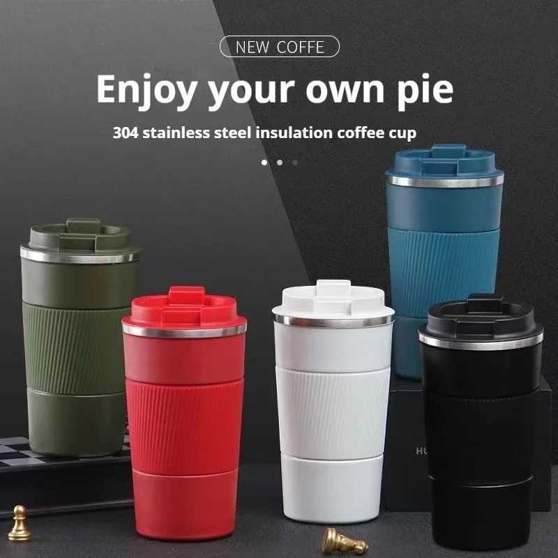 380ml/510ml Stainless Steel Coffee Thermal Mug Travel Car Insulated Cup Vacuum Flask Keep Cold and Heat Thermos Water Bottle L251121IJD8 W260226
