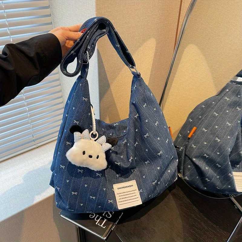 Cute Star Pattern Tote Bag - Spacious Zipper Closure Adjustable Strap Perfect for School Shopping Casual OutingsT251121