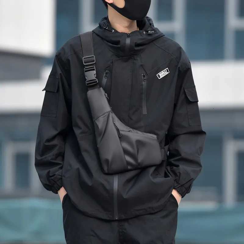 Fashion 1pc Anti-Theft Triangle cross Bag with Adjustable Strap - Casual Ch Bag for MenIdeal for Outdoor ActivitiesCmutingTravel Y251121