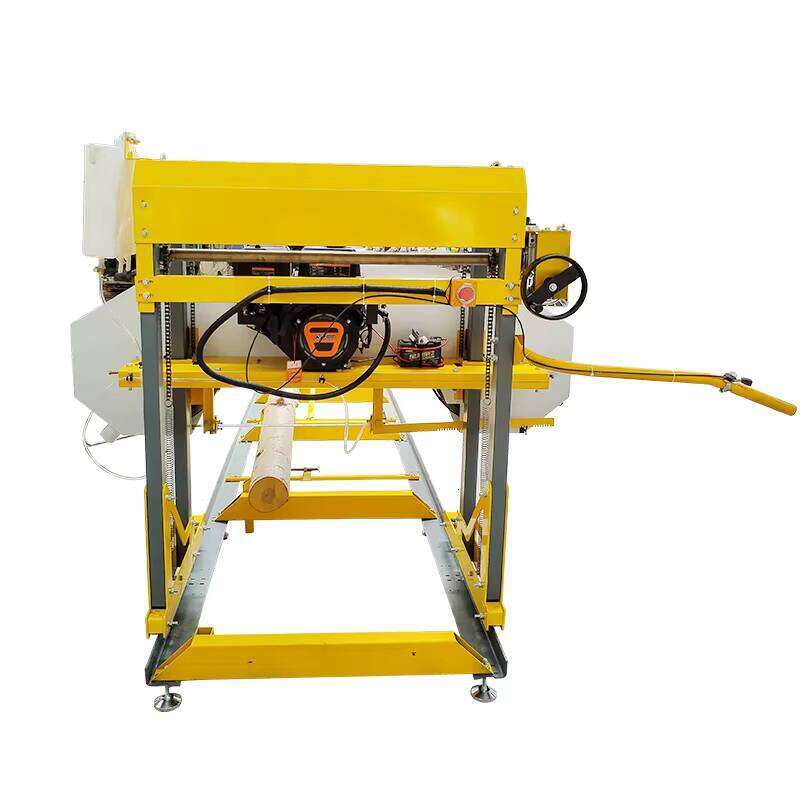 Gas-Powered Vertical Log Splitter 25-Ton Force for Commercial Use