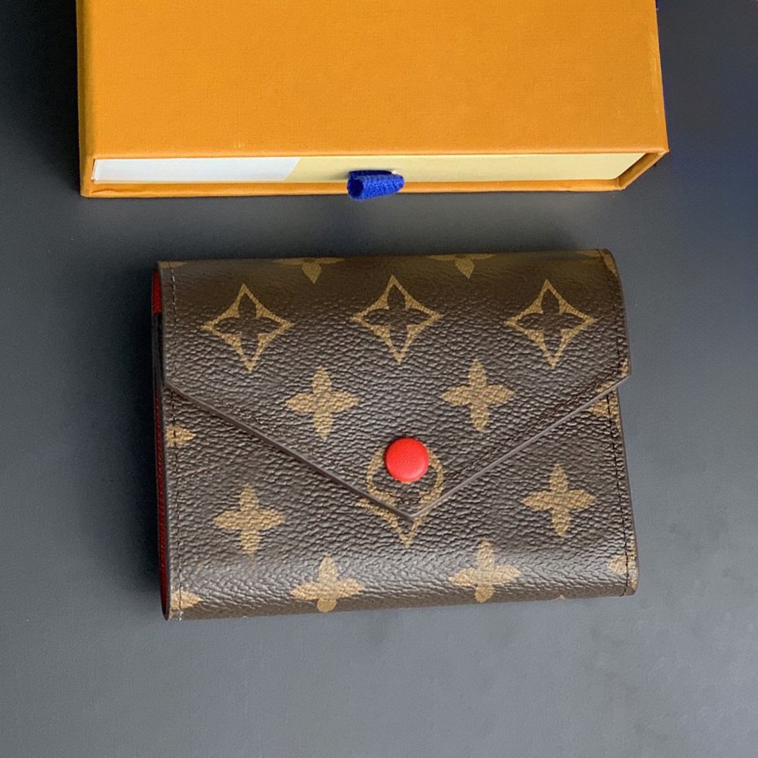 Designer Wallet Card Holder Classic Ladies Short Wallet Victorine Designer Leather Zipper Folding Wallets Coin Pouch Fashion Clutch Purse Mens Wallet