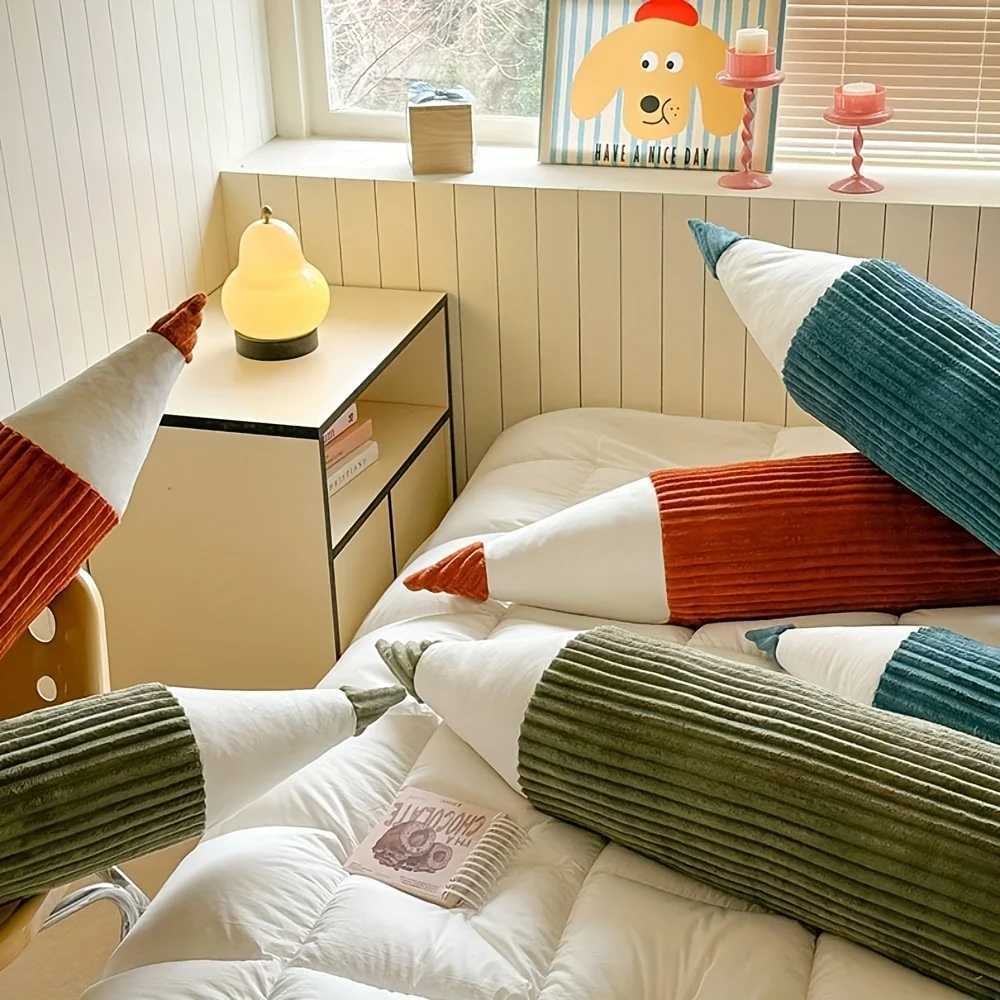 1pc Pencil-Shaped Leg for Adults Soft Polyester Cushion for Leg Support Leg Elevation and Home DecorMachine Washable C251121