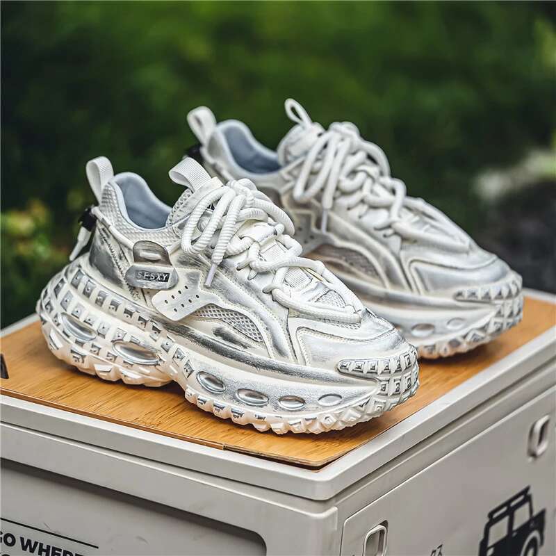 designer sneakers New Summer Outdoor Men's Casual Sneaker Shoes for Men Sports Thick Bottom Breathable Mans Loafers Popular Model Male Sneakers