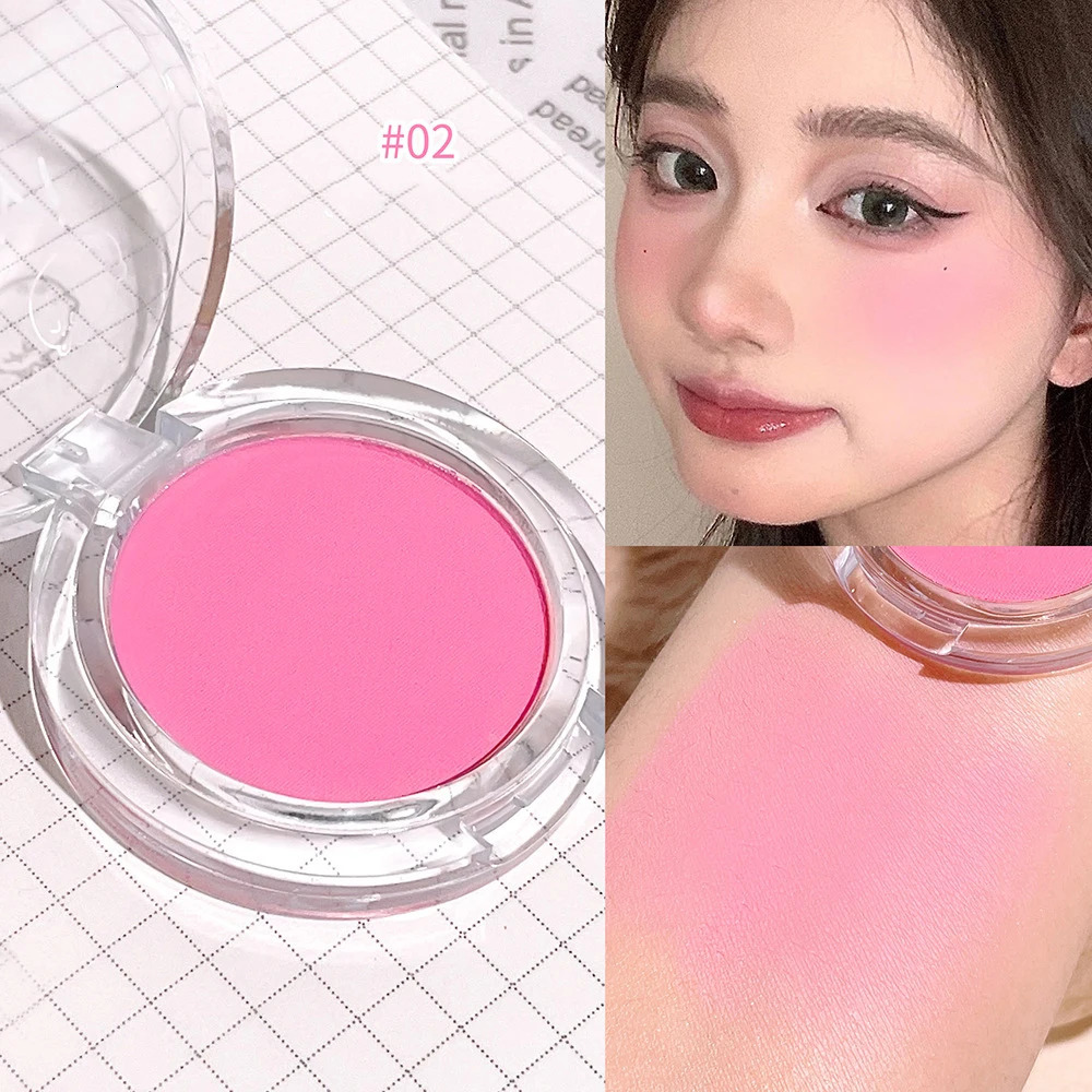 Monochrome Blush Palette Rose Orange Soft Mist Girl Blusher Powder Natural Face Makeup Matte Peach Rouge Contour Shadow Palette 251113