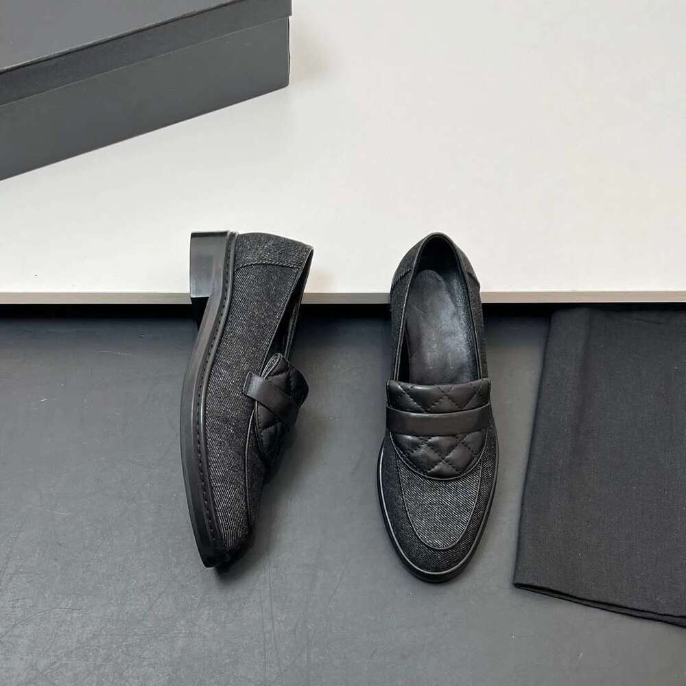 Women Size35-41 Genuine Leather Sewing Loafers Low Heels Leisure Flats Round Toe Designer Shoes atillas De Mujer
