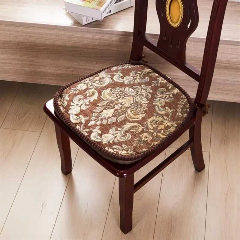 Modern Style Jacquard Chenille Chair Cushion Horseshoe Shaped Dining Chair Non-slip Mat Home Decoration Cushion With Sring C251121