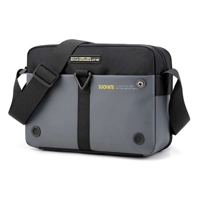 Fashion Mens casual crossbody bag - mti pocket adjustable shoder bag suitable for daily use travel and outdoor activities Y251121