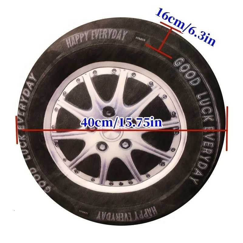 Multi functional car tire shaped cushion - washable all season universal cushion suitable for office chairs sofas and living C251121