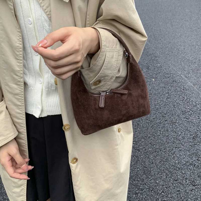 2025 Autumn Winter Lat Fi Top-handle Bags For Wen Pure Color Small Shoder Crossbody Bag Mti Luxury Handbags Y251121