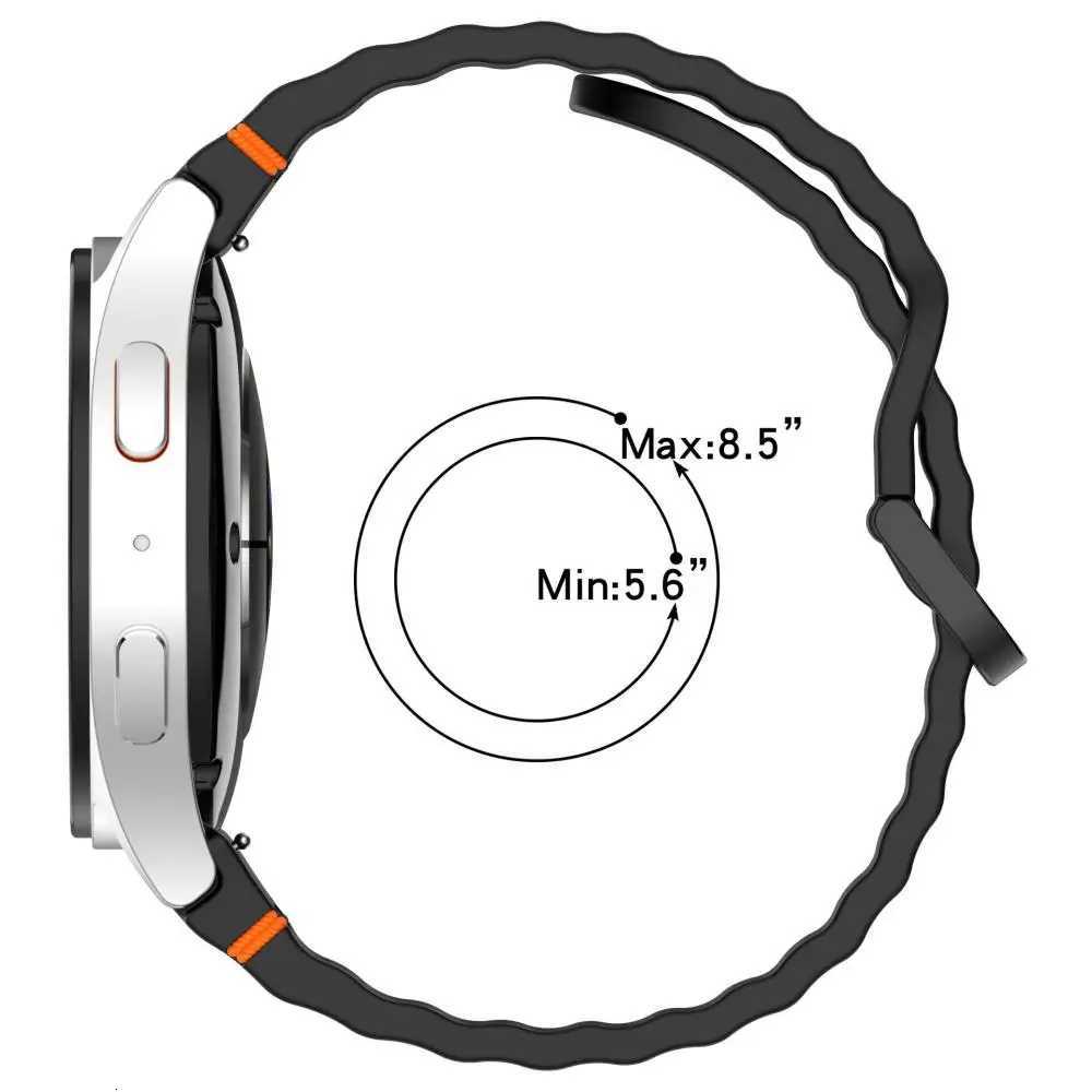 Silicone band for Galaxy Watch 7 FE 6 4 Classic 5 pro 44mm 40mm 4m 47mm 45mm Bracelet Galaxy Watch6 7 Strap H251121