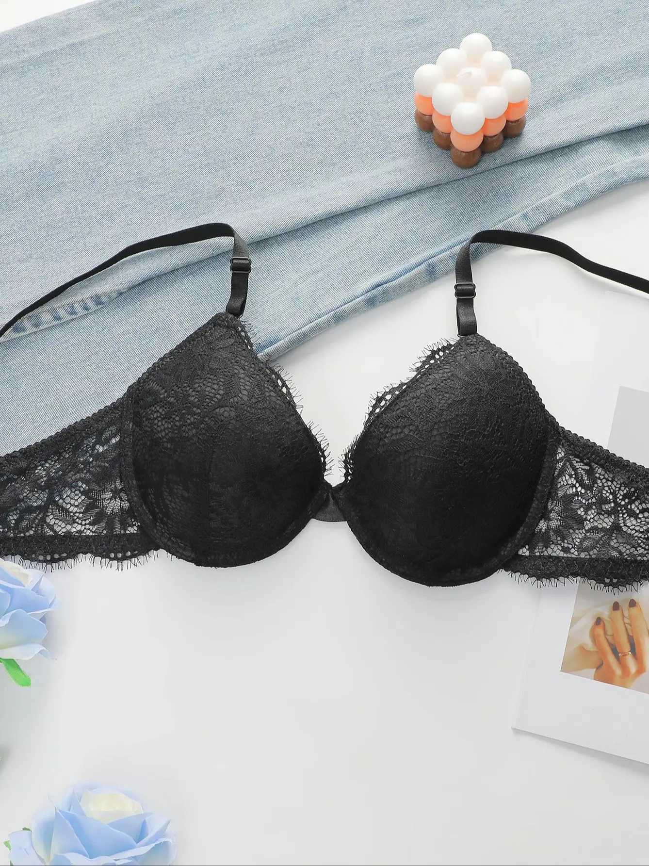 Viomisha Lace Underwire Lingerie Set Women Push Up Bra with Steel Ring Fashion Women Underwear Panty Everyday Brassiere SetsXJ251106