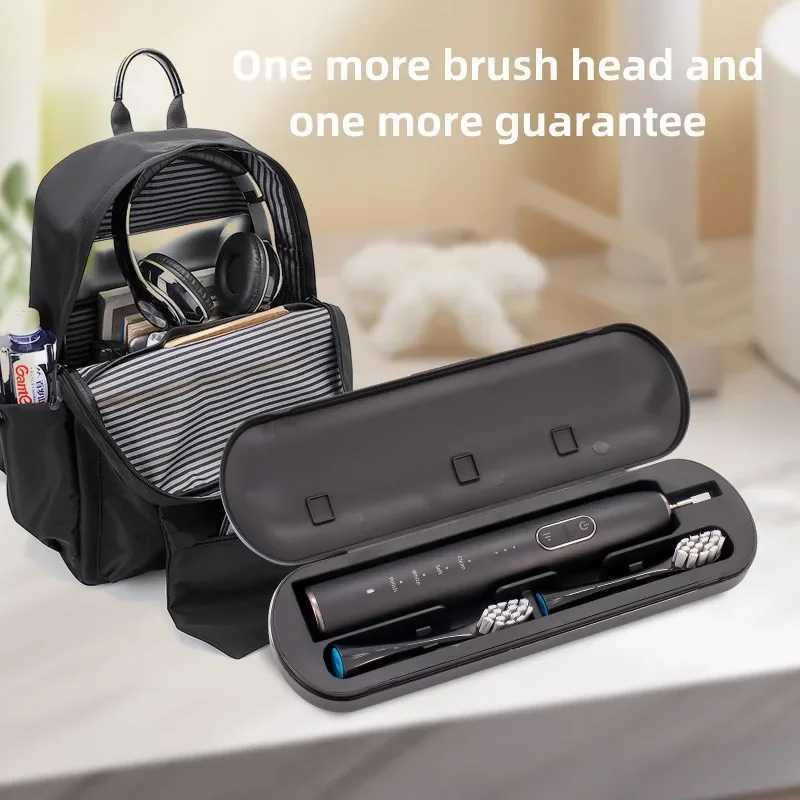 Sonic Electric Toothbrush Rechargeable with 6 Brush Heads and Travel Case 5 Modes Deep Cleaning Dental Cleaner C251121