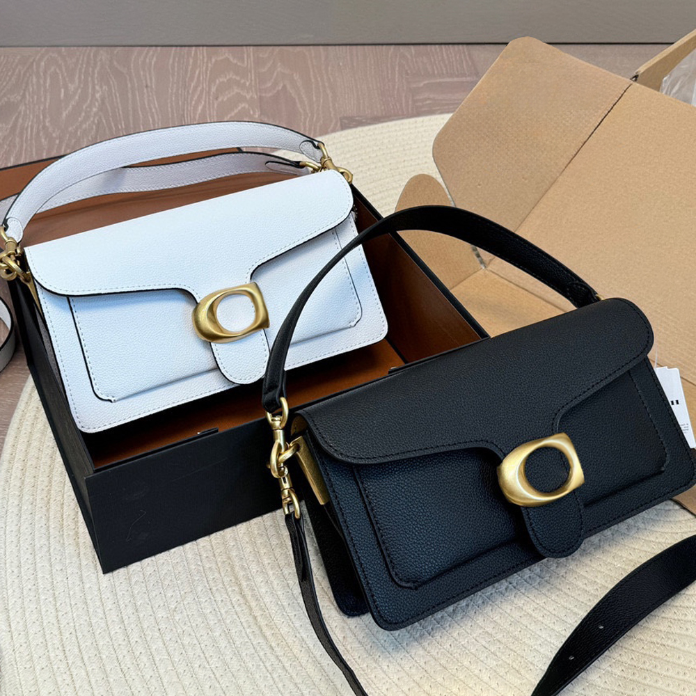 Designer bag shoulder bag tabby bag handbag high quality leather womens diagonal cross bag luxurious classic flip cover adjustable shoulder strap