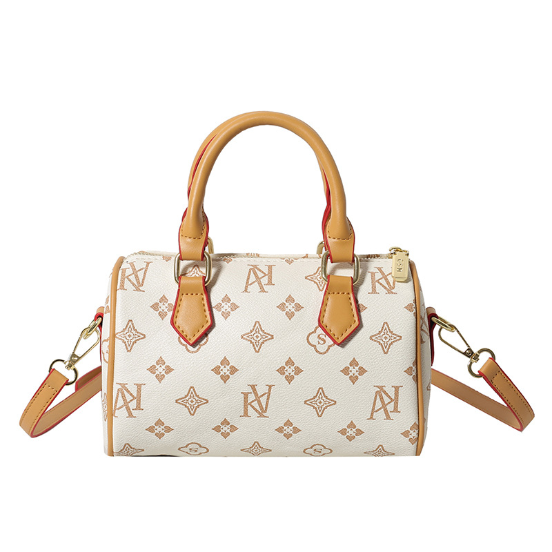 Portable Versatile Women's Handbag - Trendy Retro Blend for Everyday Use with Large Interior Space