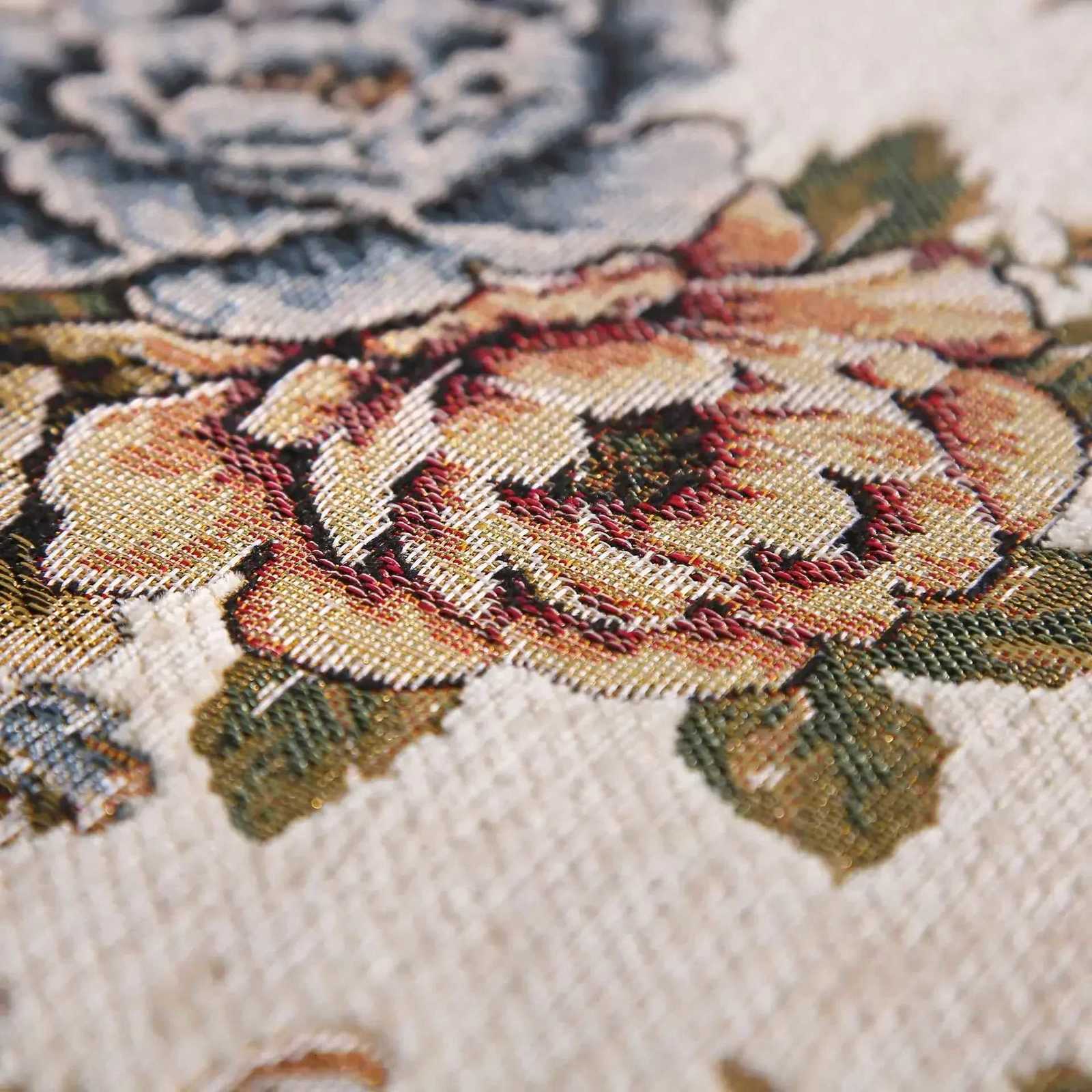 European-style Soft Chair Cushion Dinning Chair Cushions Removable Washable Floral Pattern Stool Cushion Home Decoration C251121