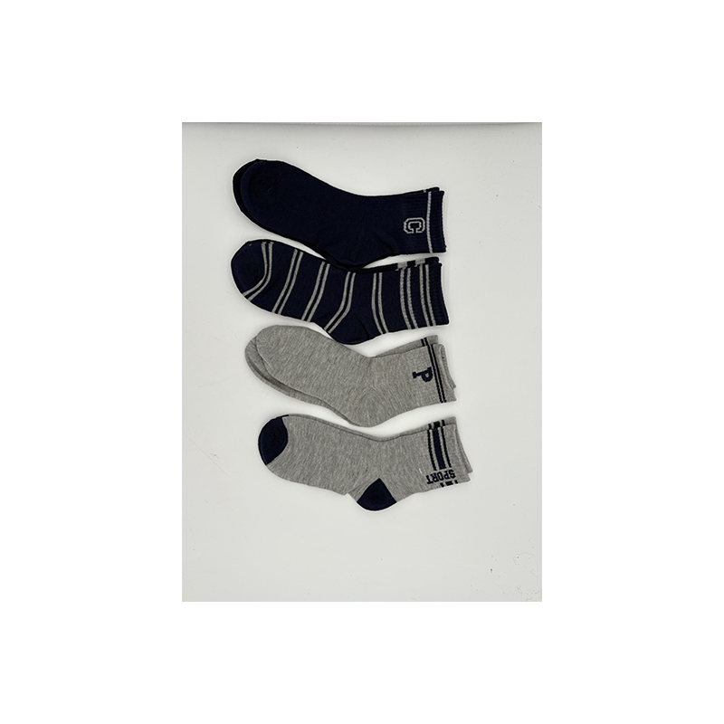 Chic Korean Style Red Lip Printed White Sports Socks for Women Breathable Mid-Calf Fit