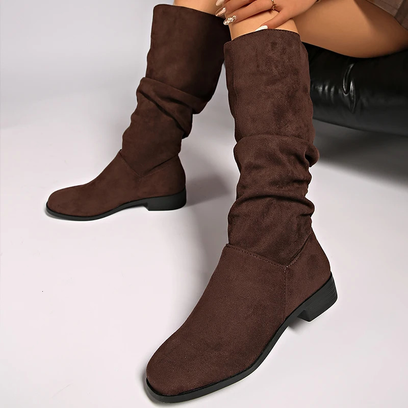 Boots Womens High For Winter Shoes Woman Heels Botas Mujer Knee Women y Long Footwear Snow 251121