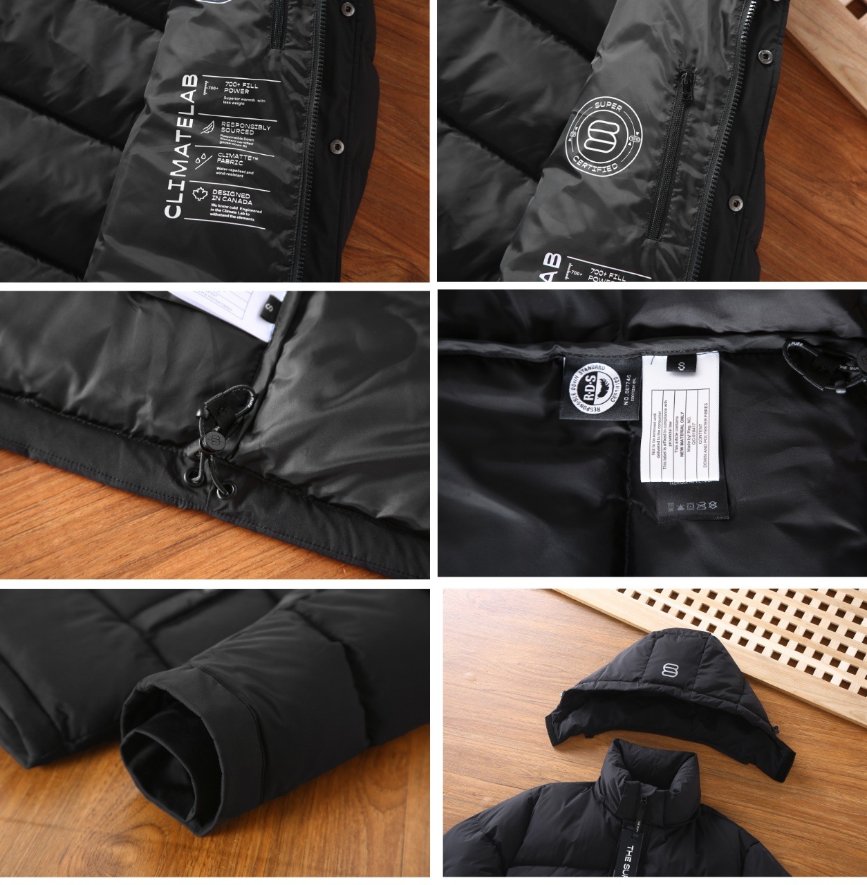 Arizia White Goose Down Unisex Hooded Jacket SUPER PUFF Extreme Cold Thickened Warmth Premium Winter Coat for Men and Women