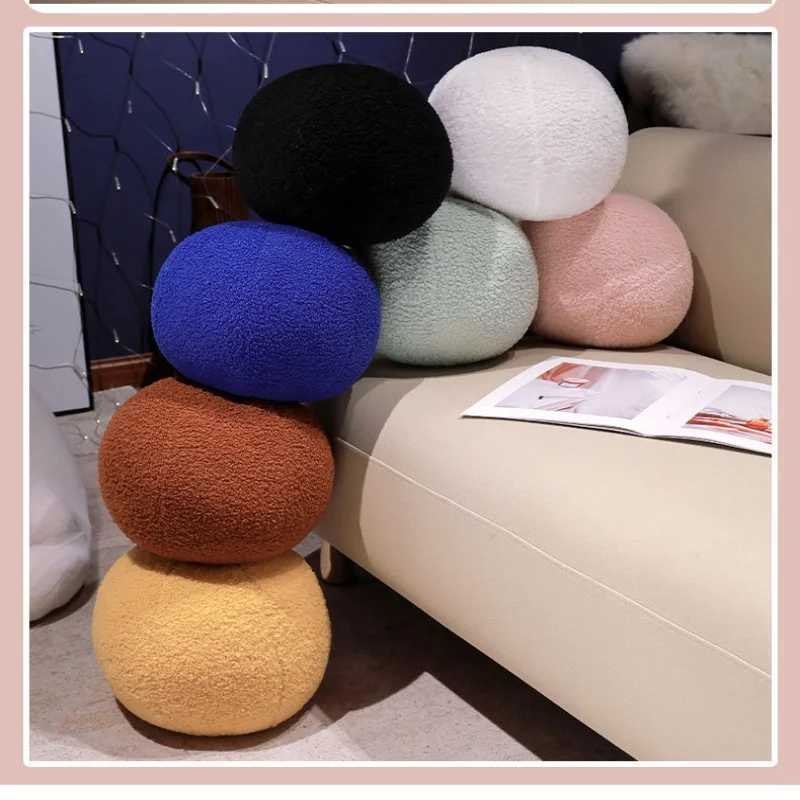 1pc Nordic style Spherical Throw Soft Ball Shape Cushion PP Cotton Filling Home Bedroom Car Decor Festival Gift 30cm C251121