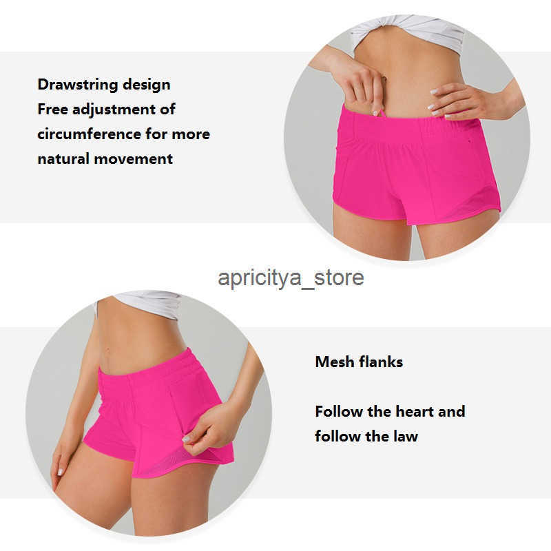 UUwomen-650 Yoga Shorts Outfits With Exercise Fitness Wear Hotty Short Girls Running Elastic Pants Sportswear kets Hot Shorts Q250421