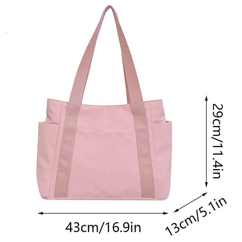 Womens Casual Tote Bag Zipper Closure Multiple Pockets Daily Commuting Bag Womens Shoulder Bag Travel Handbag EtcT251121